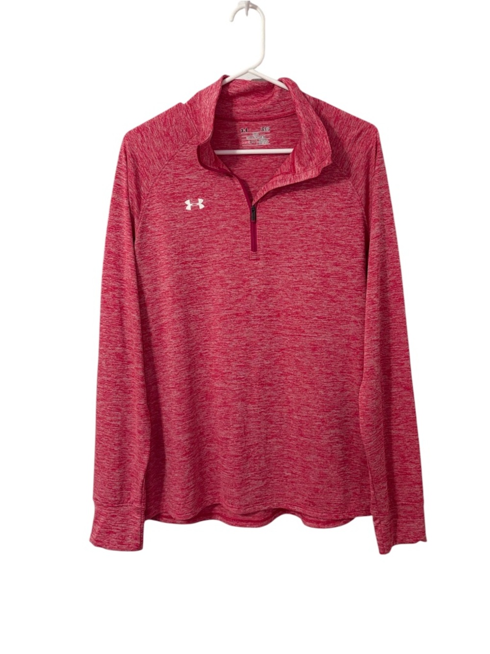 Under Armour Pink Twist Half Zip Athletic Jacket